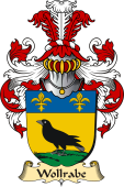 v.23 Coat of Family Arms from Germany for Wollrabe