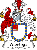 English Coat of Arms for the family Aldridge