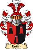 v.23 Coat of Family Arms from Germany for Ruffer
