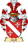 v.23 Coat of Family Arms from Germany for Groll