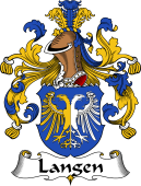 German Wappen Coat of Arms for Langen