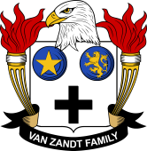 Coat of arms used by the Van Zandt family in the United States of America