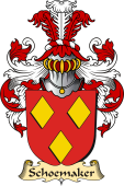 v.23 Coat of Family Arms from Germany for Schoemaker
