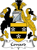 English Coat of Arms for the family Coward
