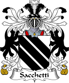 Italian Coat of Arms for Sacchetti