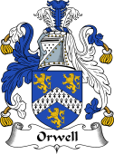 English Coat of Arms for the family Orwell