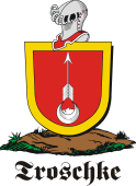 German shield on a mount for Troschke