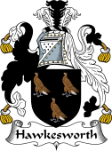 English Coat of Arms for the family Hawkesworth