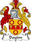 English Coat of Arms for the family Dayton