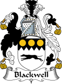 English Coat of Arms for the family Blackwell or Blackwall
