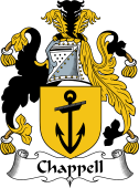 English Coat of Arms for the family Chappell