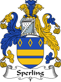 English Coat of Arms for the family Sperling or Spurling