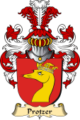 v.23 Coat of Family Arms from Germany for Protzer