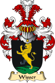 v.23 Coat of Family Arms from Germany for Wisser