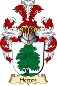 v.23 Coat of Family Arms from Germany for Herten