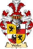v.23 Coat of Family Arms from Germany for Woller