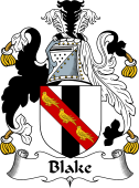 English Coat of Arms for the family Blake