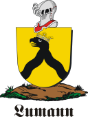 German shield on a mount for Lumann