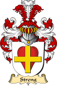 v.23 Coat of Family Arms from Germany for Streng