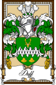 Scottish Coat of Arms Bookplate for Duff