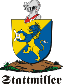German shield on a mount for Stattmiller