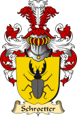 v.23 Coat of Family Arms from Germany for Schroetter
