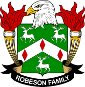 Coat of arms used by the Robeson family in the United States of America