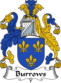 English Coat of Arms for the family Burrows