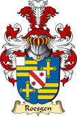 v.23 Coat of Family Arms from Germany for Roesgen