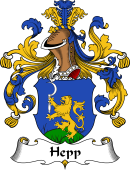 German Wappen Coat of Arms for Hepp
