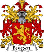 Italian Coat of Arms for Benedetti