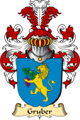 v.23 Coat of Family Arms from Germany for Gruber