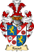 v.23 Coat of Family Arms from Germany for Roesel