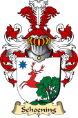 v.23 Coat of Family Arms from Germany for Schoening