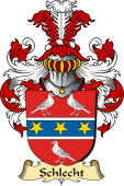v.23 Coat of Family Arms from Germany for Schlecht