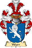 v.23 Coat of Family Arms from Germany for Wurr