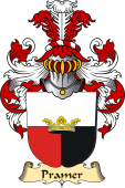 v.23 Coat of Family Arms from Germany for Pramer