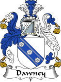 English Coat of Arms for the family Dawney