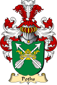 v.23 Coat of Family Arms from Germany for Poths