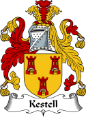 English Coat of Arms for the family Kestell