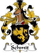 German Wappen Coat of Arms for Schmit