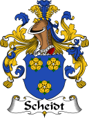 German Wappen Coat of Arms for Scheidt