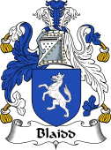 English Coat of Arms for the family Blaidd