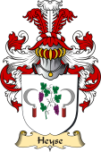 v.23 Coat of Family Arms from Germany for Heyse