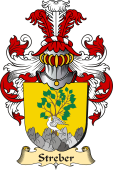 v.23 Coat of Family Arms from Germany for Streber