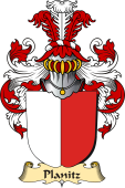 v.23 Coat of Family Arms from Germany for Planitz