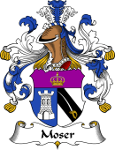 German Wappen Coat of Arms for Moser