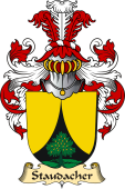 v.23 Coat of Family Arms from Germany for Staudacher