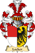 v.23 Coat of Family Arms from Germany for Locker