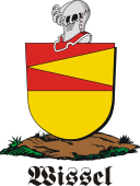 German shield on a mount for Wissel